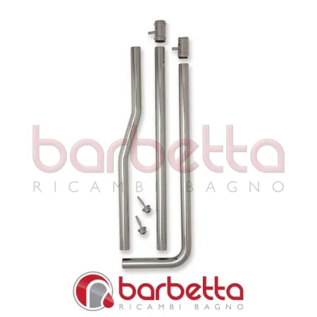 TUBI COMPONIBILI OTTONE CROMATO PER CASSETTE TIPO ALTO DIAMETRO ESTERNO 30 MM 428700OC