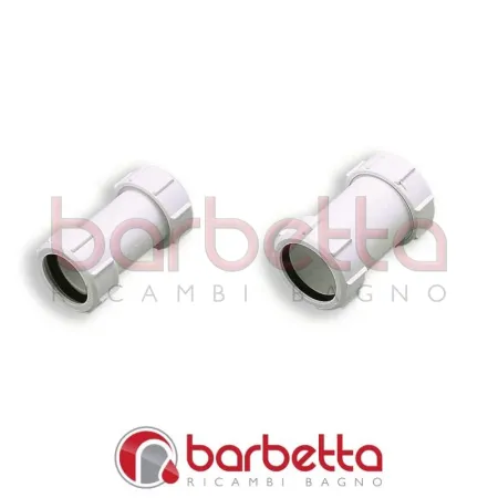 GIUNTI BIANCHI CON GHIERE DA 1"1/2 PER CANOTTI 40 MM 429400PB11/2