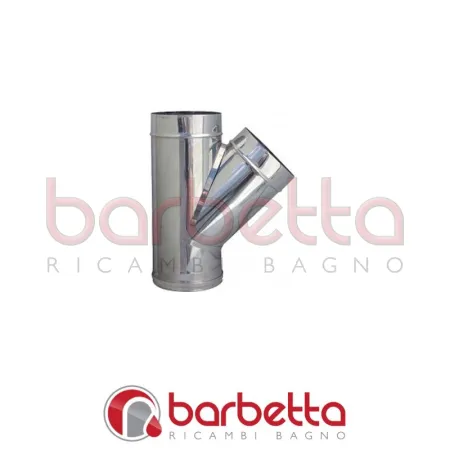 RACCORDO BRAGA A 135° PER CANNE FUMARIE D. 120 mm
