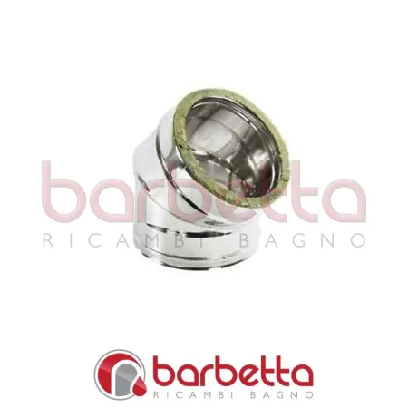 GOMITO DOPPIA PARETE A 45° D. 150/200 mm