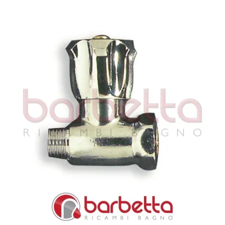 RUBINETTI PER SCALDABAGNO IN OTTONE CROMATO MF 3/8" . 645901OC3/8