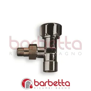 RUBINETTI OTTONE CROMATO PER CASSETTE FILETTATE F 3/8" 649802AC3/8
