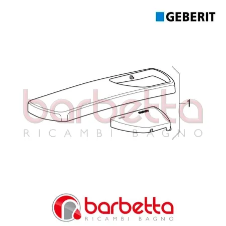 COPERCHIO RICAMBIO AP140 GEBERIT 240.425.11.1
