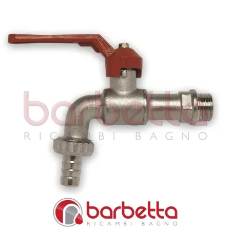 RUBINETTO PORTAGOMMA SFERA MANIGLIA ALLUMINIO 1" 656300ON1