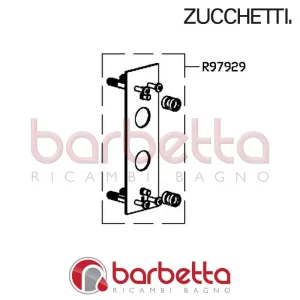 PIASTRA PER CLOSER SHOWER ZUCCHETTI R97929