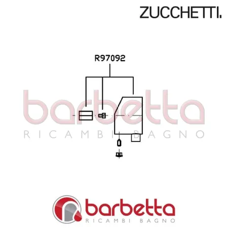 MANIGLIA DEVIATORE 5 VIE PAN ZUCCHETTI R97092