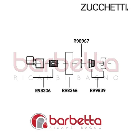 ROSONI GRUPPO VASCA JINGLE ZUCCHETTI R98366
