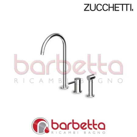 LAVELLO 3 FORI BOCCA E DOCCETTA PAN KITCHEN ZUCCHETTI ZP6278