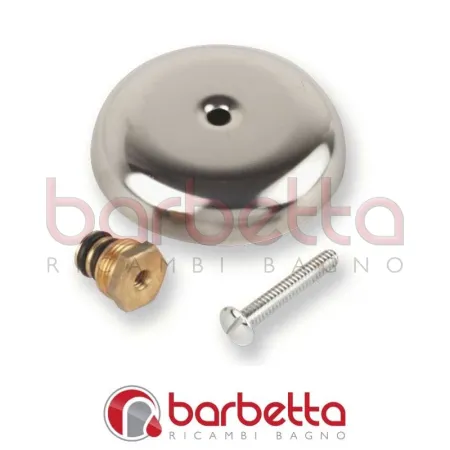 PREMISTOPPA CIECO CON VITE 3/16"X30 E ROSONE INOX 803600OC