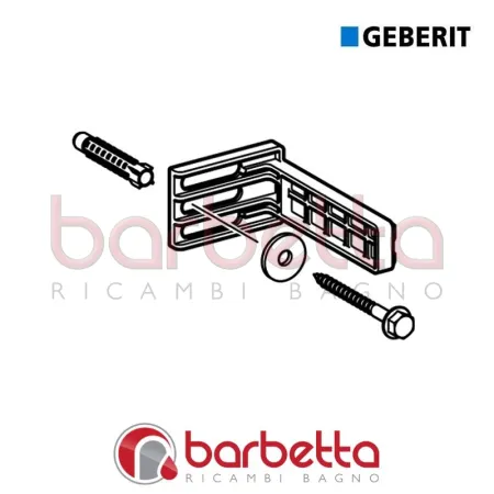 ANGOLARE DI FISSAGGIO PER CASSETTA DA INCASSO 12 CM RICAMBIO GEBERIT 241.026.00.1
