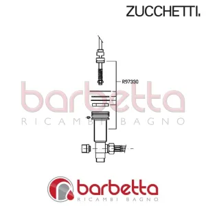 DEVIATORE E PIANTONE B.VS.AGORA' ZUCCHETTI R97330