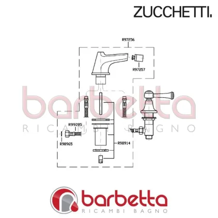 BOCCA BIDET AGORA' ZUCCHETTI R97256