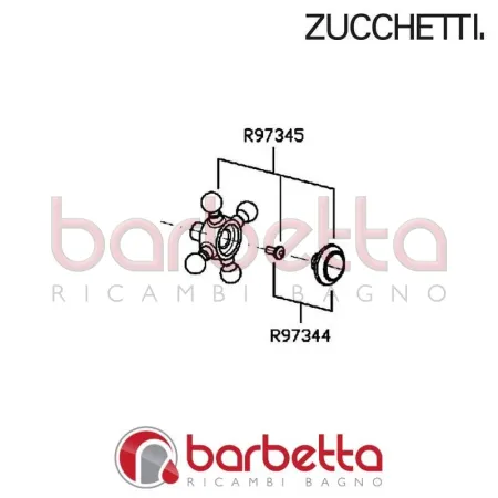 MANIGLIA TERMOSTATICO AGORA' ZUCCHETTI R97345