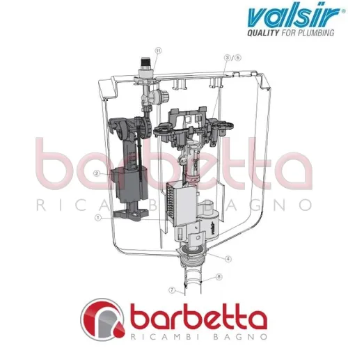 RUBINETTO D ARRESTO TROPEA S VALSIR VS0866735