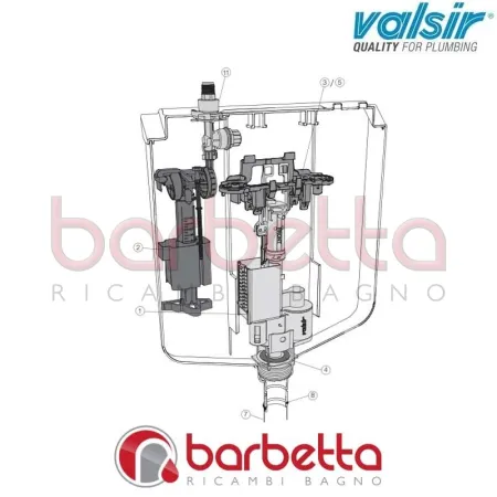 RUBINETTO D ARRESTO TROPEA S VALSIR VS0866735