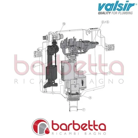 BLOCCO CENTRALE WINNER S VALSIR VS0866994