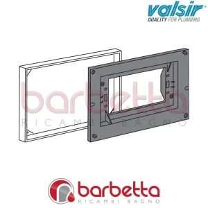 KIT CONTROPLACCA E CORNICE MEDIUM SATINATA WOOD VALSIR VS0875321