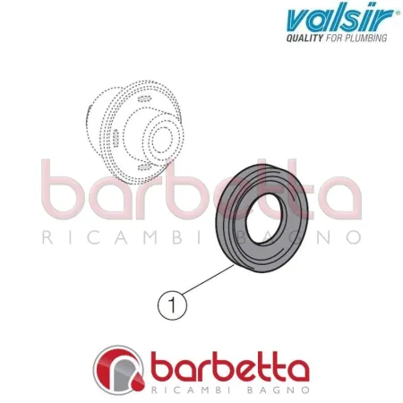 GHIERA ESTERNA CROMO LUCIDO VALSIR VS0804628