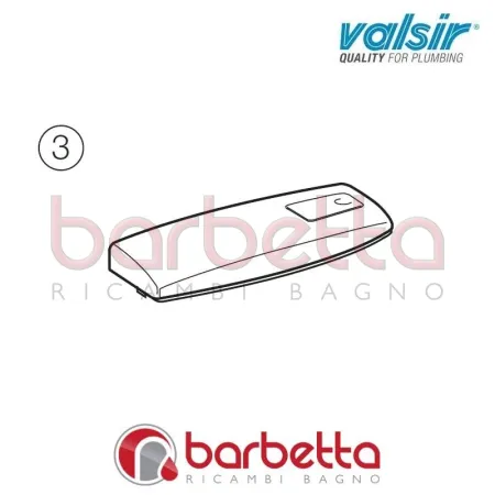 COPERCHIO CON PULSANTE PERK VALSIR VS0846100