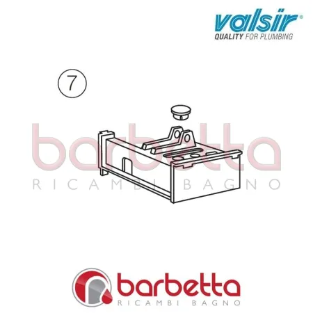 BLOCCO CENTRALE PORTA LEVA SOLEA VALSIR VS0838401