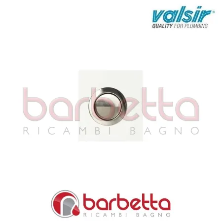 PULSANTE NON INGOMBRO 1/2 SCARICO CROMO SATINATO VALSIR VS0802937