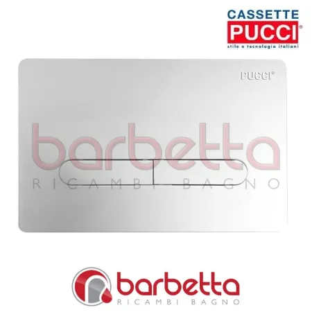 PLACCA PUCCI ECO TRATTO PARETE SATINATA DUE PULSANTI 80130579