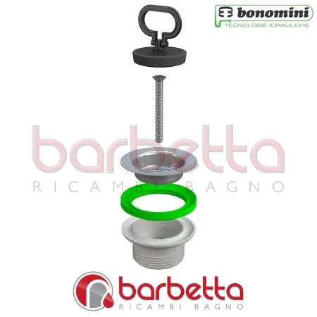 PILETTA IN PLASTICA DA 1-1/2" PER LAVELLI INOX BONOMINI 1910MG64B0