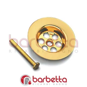 CESTELLO PILETTA GATTINARE DORATE 70x52 CON VITE