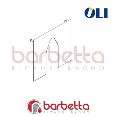 QR-INOX VETRO INFERIORE BIANCO WC A PAVIMENTO OL0079894