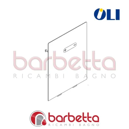 QR-INOX VETRO SUPERIORE TORTORA BUTTON OL0878723