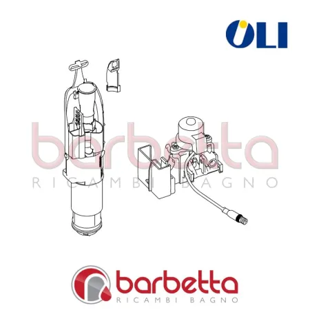 KIT ELETTRONICO (VALVOLA DI SCARICO INCLUSA) OL0077754