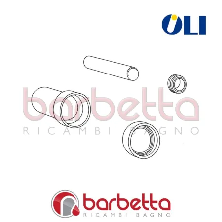 KIT MANICOTTI WC SOSPESO D.45 D.90 OL0037137