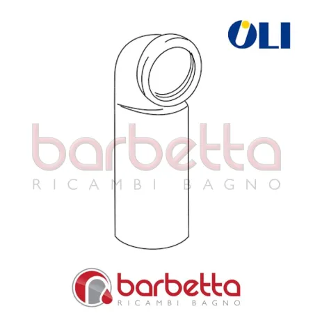 CURVA DI SCARICO D.90/110 PE DOPPIA OL0622017