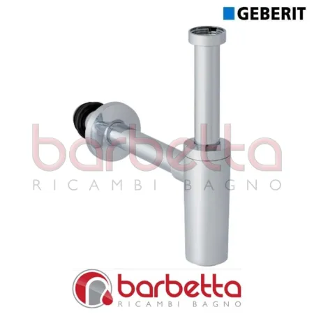 Sifone curvo Geberit per bidet, scarico orizzontale