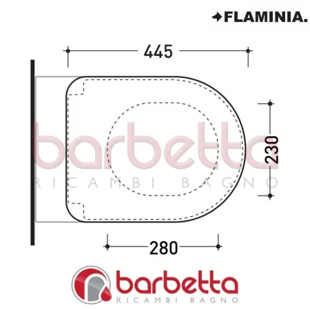 SEDILE COPRIWATER RALLENTATO QUICK-APP BIANCO FLAMINIA QKCW03