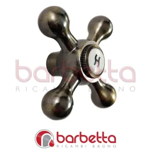 MANIGLIA DI RICAMBIO UNIVERSALE A STELLA VECCHIO OTTONE