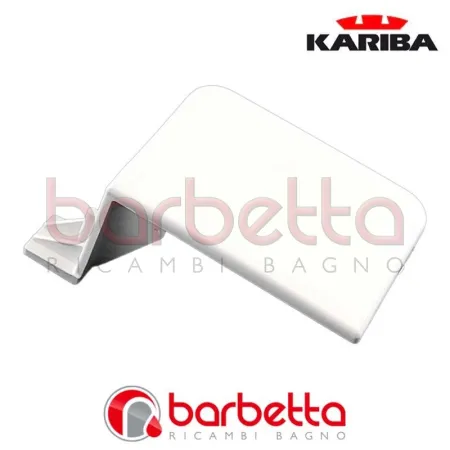 TASTO SCARICO PARZIALE BIANCO SUPER DUO KARIBA 330052