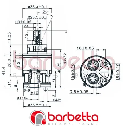 CARTUCCIA RICAMBIO KEROX K35OPB