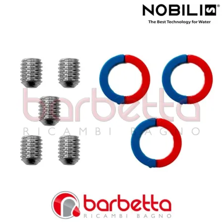 RICAMBIO ANELLI ROSSO/BLU PER LEVA MINIMALISTA NOBILI RAN37011