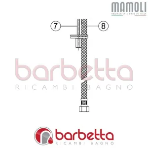 TUBO FLESSIBILE G3/8 PAOLA&THEBATHROOM MAMOLI 91888C