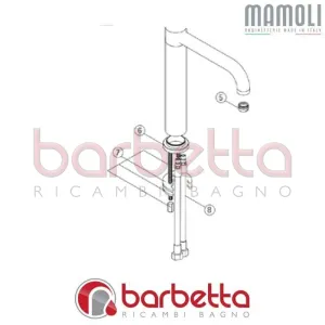 TUBO FLESSIBILE G3/8 PAOLA&THEBATHROOM MAMOLI 90436C