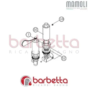 VITE FISSAGGIO COLLO PAOLA&THEBATHROOM MAMOLI 9426