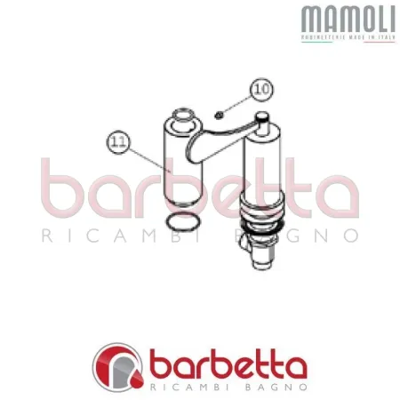 PARTE CENTRALE PAOLA&THEBATHROOM MAMOLI 75022