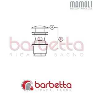 TAPPO SCARICO UP&DOWN EUCLIDE MAMOLI 11471