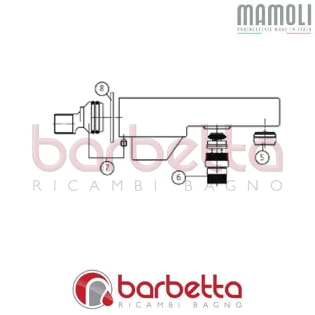 COPPIA ATTACCHI ECCENTRICI EUCLIDE MAMOLI 60129