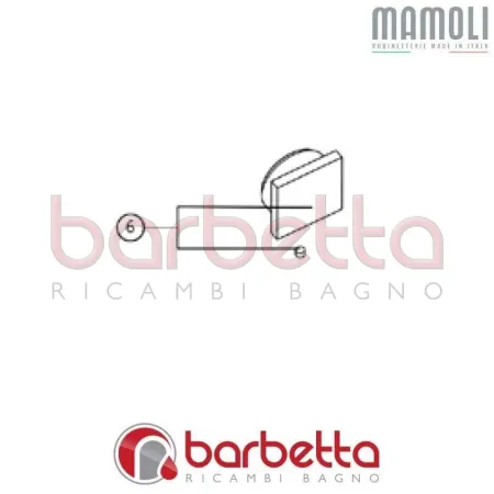 MANIGLIA CON GRANO EUCLIDE MAMOLI 91068
