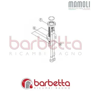 TUBO DI ALIMENTAZIONE FLESSIBILE G3/8 PAOLA&THEKITCHEN MAMOLI 90716C