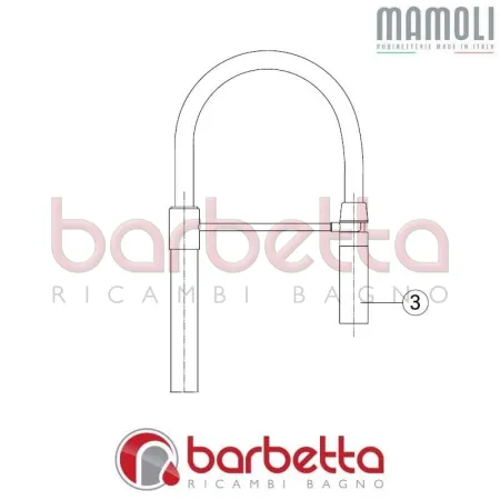 DOCCIA 2 GETTI SADLER MAMOLI 0338