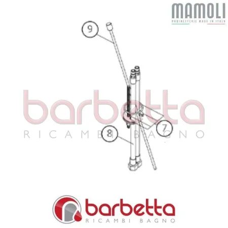 ASTA SCARICO TOOL MAMOLI 91709