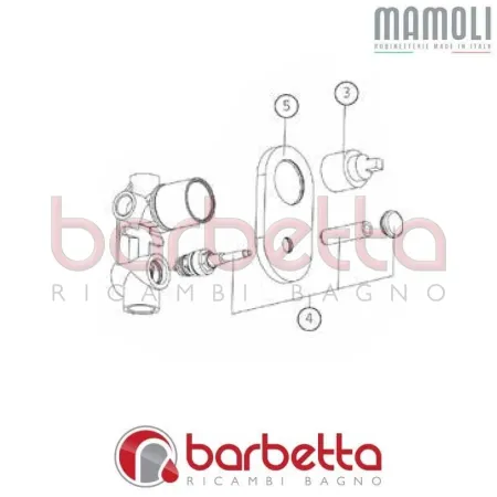 DEVIATORE COMPLETO TOOL MAMOLI 90209